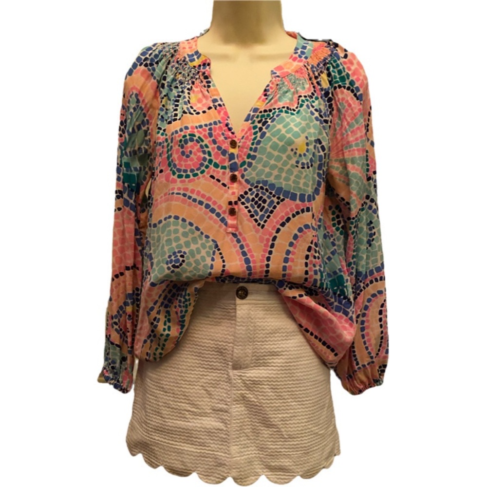 Lilly Pulitzer Colette Scallop Hem Skort